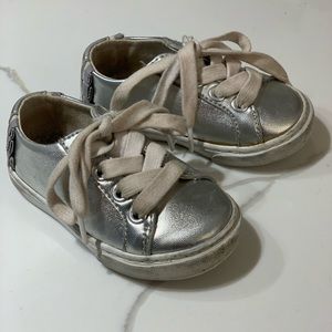 Silver Janie and Jack Sneakers